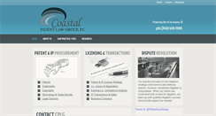 Desktop Screenshot of coastalpatent.com